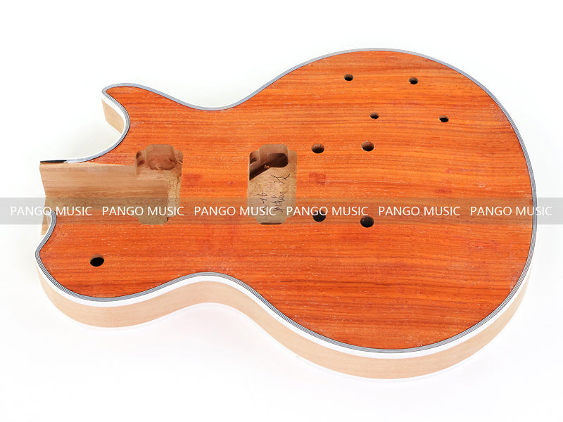 PANGO MUSIC XG Series XLP Custom Padou Veneer Top DIY Electric Guitar Kit (XLP-001)