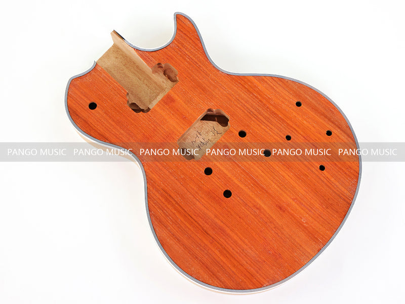 PANGO MUSIC XG Series XLP Custom Padou Veneer Top DIY Electric Guitar Kit (XLP-001)