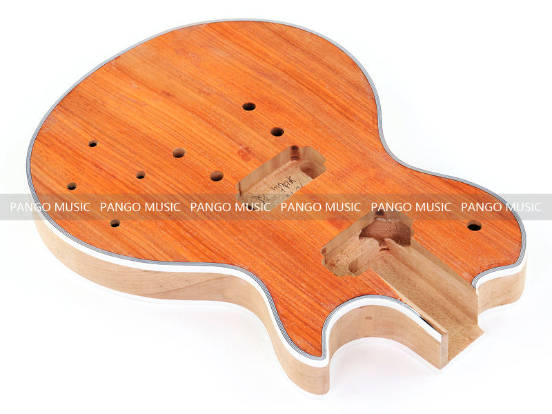 PANGO MUSIC XG Series XLP Custom Padou Veneer Top DIY Electric Guitar Kit (XLP-001)