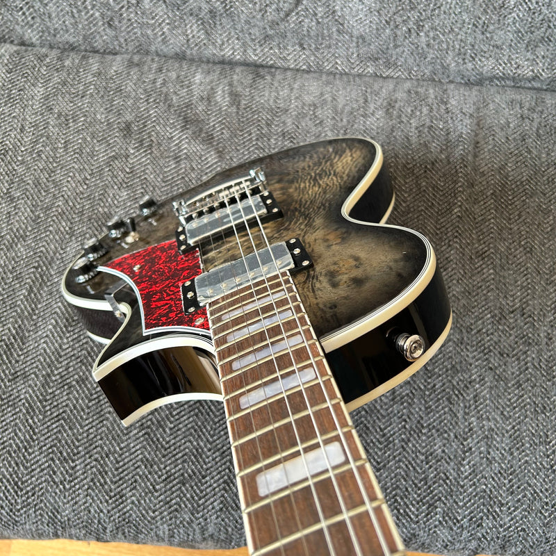 PANGO Music Electric Guitar with Burl Maple Top (YMZ-209)