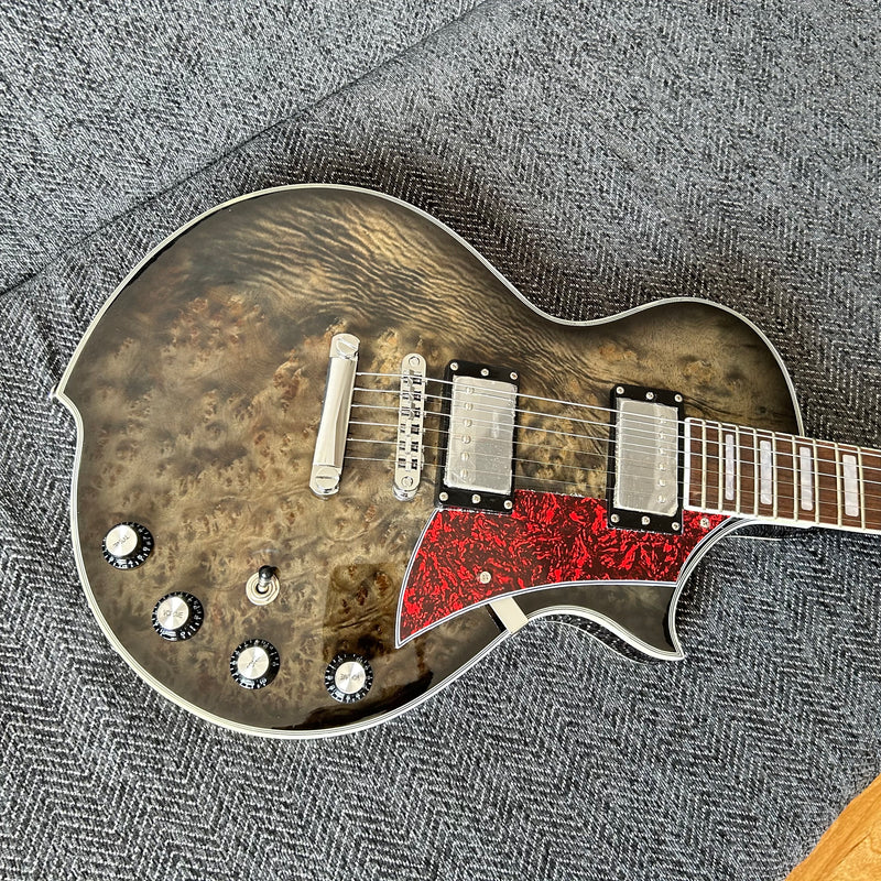 PANGO Music Electric Guitar with Burl Maple Top (YMZ-209)