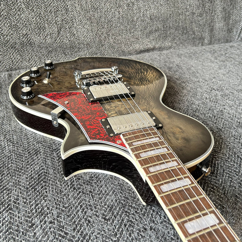 PANGO Music Electric Guitar with Burl Maple Top (YMZ-209)