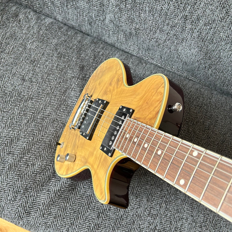 PANGO Music Electric Guitar with Burl Maple Top (YMZ-211)