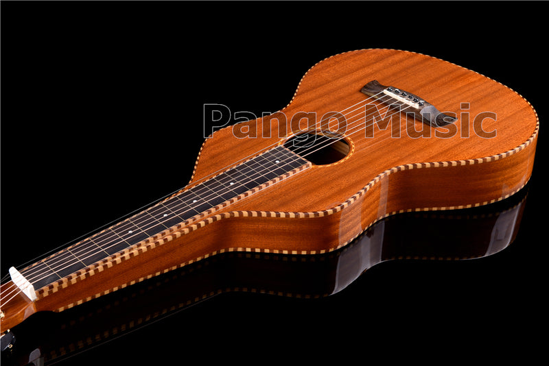 All Solid Sapele Wood Weissenborn Hawaiian Slide Guitar (HG-990)