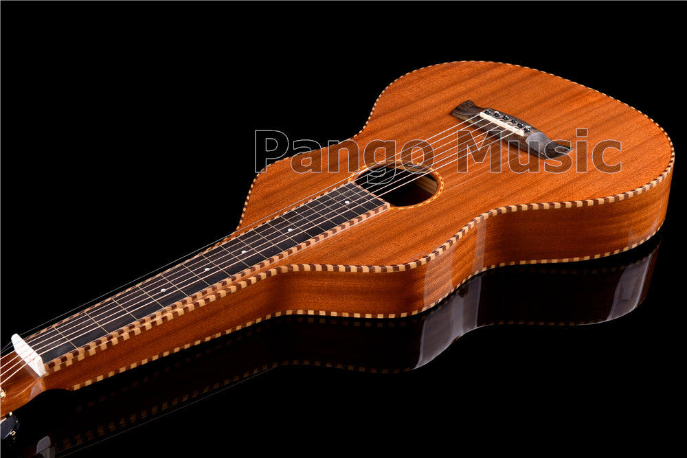 All Solid Sapele Wood Weissenborn Hawaiian Slide Guitar (HG-990)