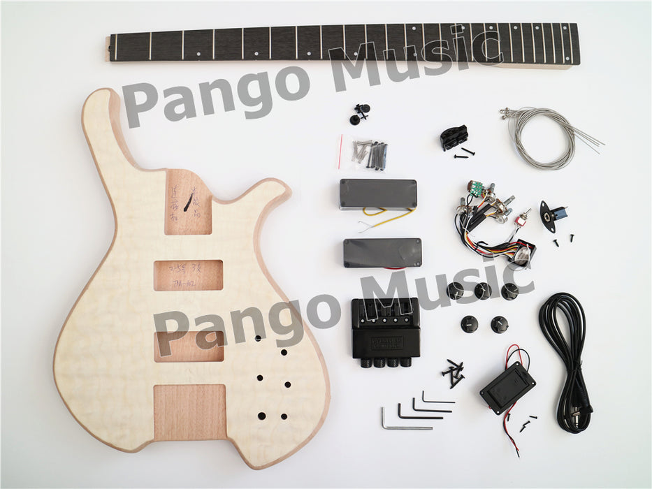Time Machine Headless Style DIY Electric Bass Guitar Kit (PTM-129)