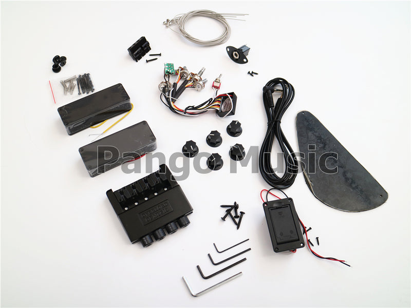 4-String Headless Style Time Machine Series DIY Electric Bass Guitar Kit (PTM-129)