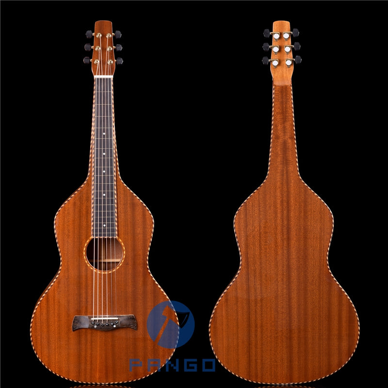 All Solid Sapele Wood Weissenborn Hawaiian Slide Guitar (HG-990)