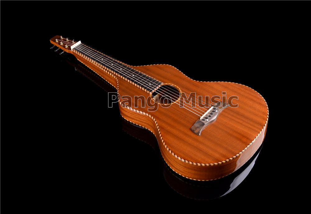 All Solid Sapele Wood Weissenborn Hawaiian Slide Guitar (HG-990)