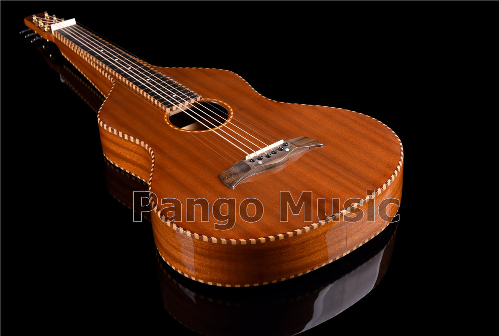 All Solid Sapele Wood Weissenborn Hawaiian Slide Guitar (HG-990)