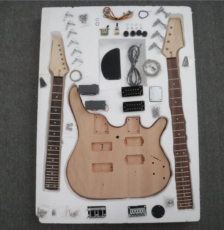PYX-202 Custom Double Neck Electric Guitar Kit (2026-08-14)