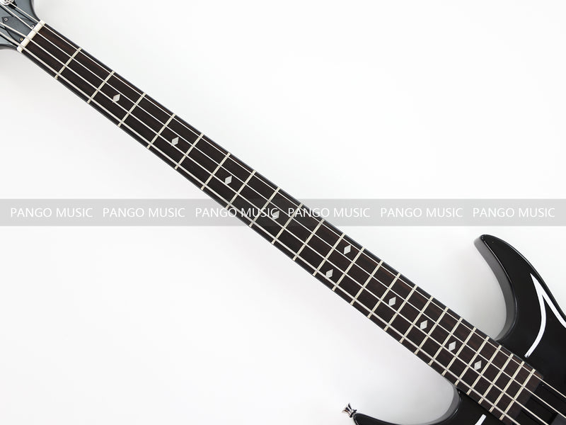 PANGO Music 4 Strings All Black Electric Bass Guitar (GKS-146)