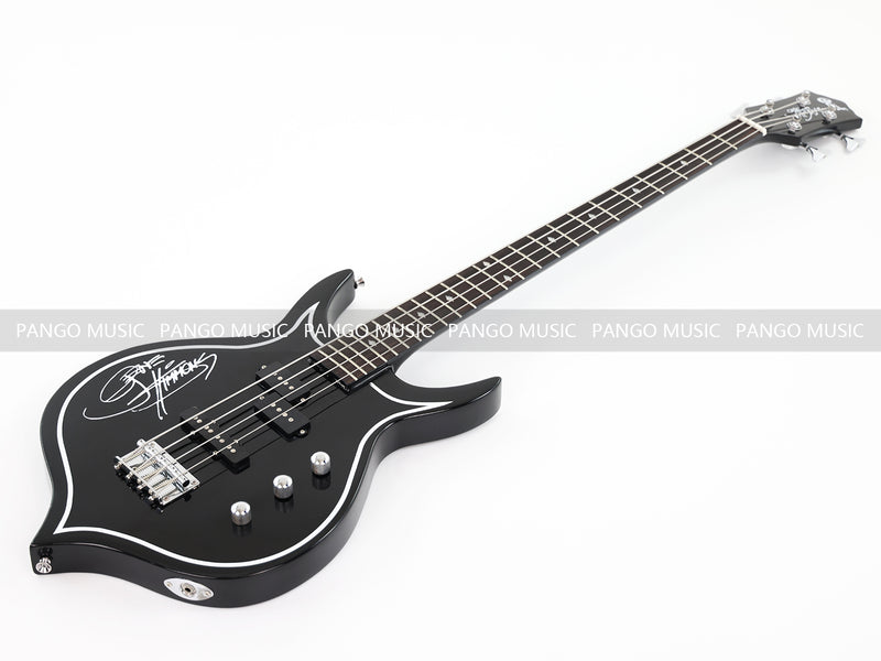 PANGO Music 4 Strings All Black Electric Bass Guitar (GKS-146)
