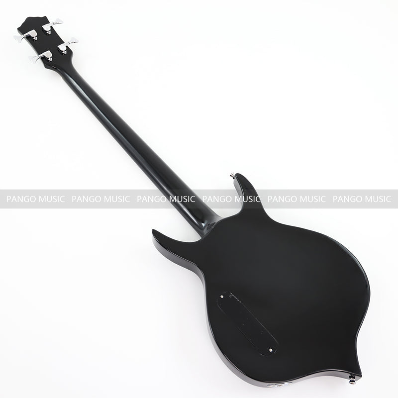 PANGO Music 4 Strings All Black Electric Bass Guitar (GKS-146)