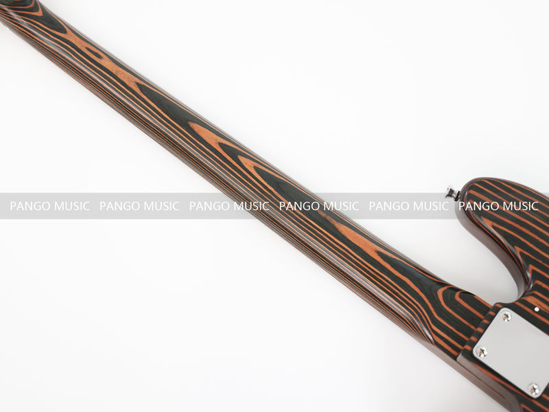PANGO Music 4 Strings All Zebrawood Electric Bass Guitar (PJB-357X)