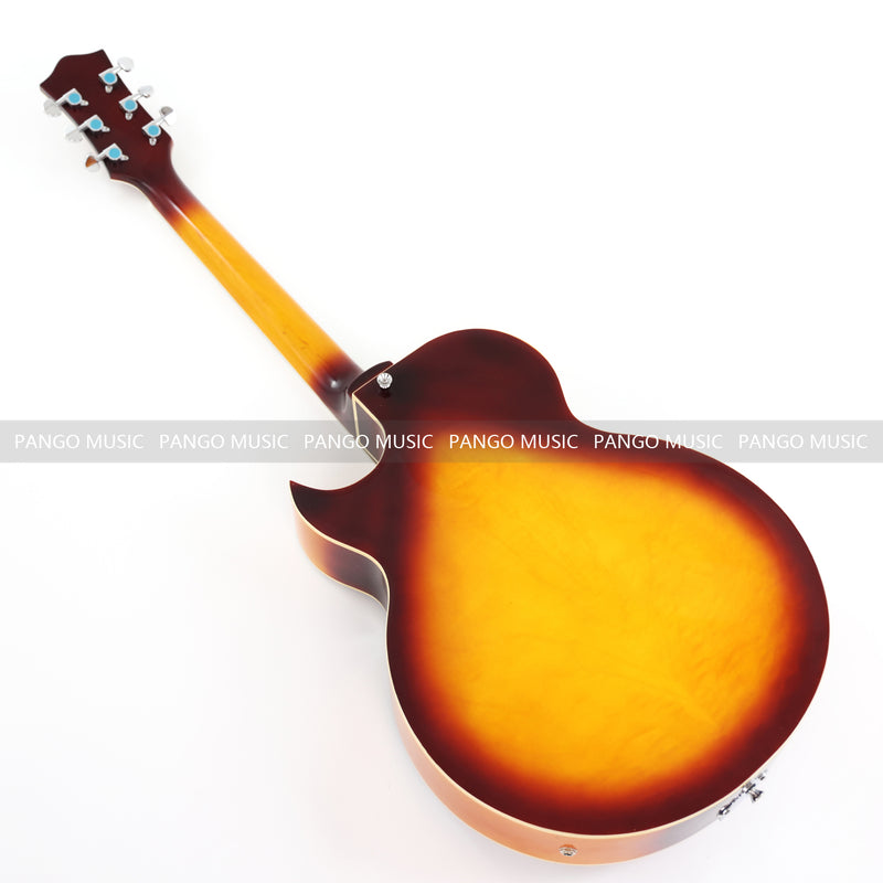 PANGO Music Hollow Body Electric Guitar with Quilted Maple Top (YMZ-053X)
