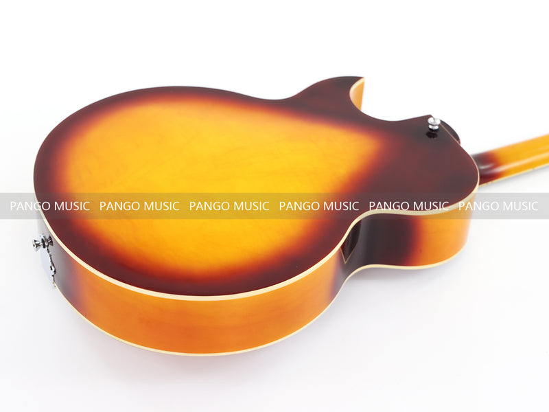 PANGO Music Hollow Body Electric Guitar with Quilted Maple Top (YMZ-053X)