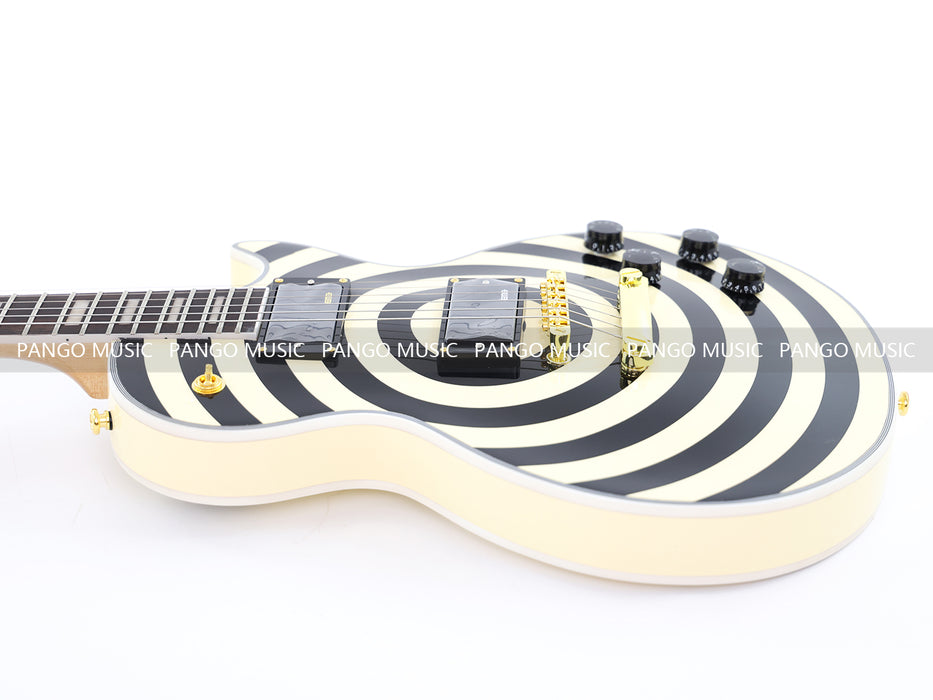 PANGO Music LP Custom Style Electric Guitar (CST-001, No Logo)