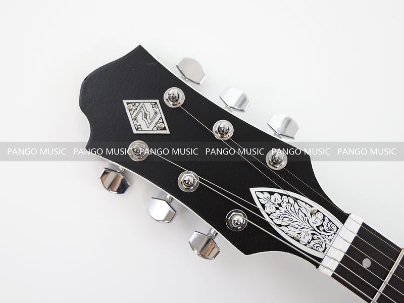 PANGO Music LP Style Electric Guitar with Aluminum Metal Carved Top (PAC-001)
