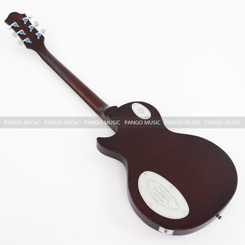PANGO Music LP Style Electric Guitar with Aluminum Metal Carved Top (PAC-001)
