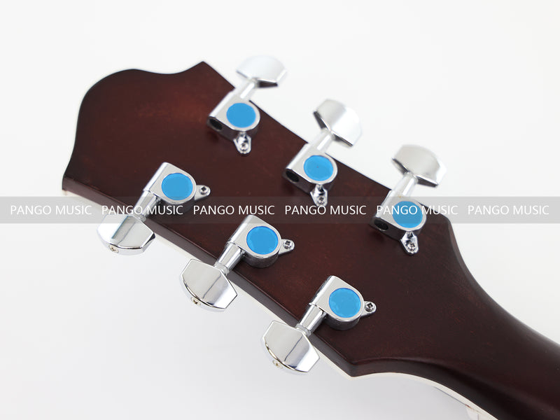 PANGO Music LP Style Electric Guitar with Aluminum Metal Carved Top (PAC-001)