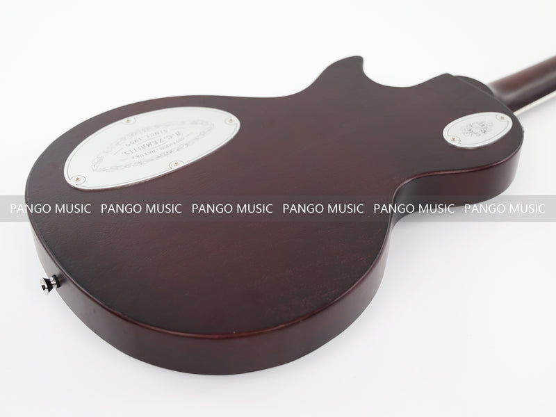 PANGO Music LP Style Electric Guitar with Aluminum Metal Carved Top (PAC-001)