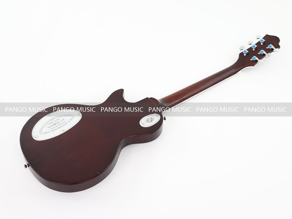 PANGO Music LP Style Electric Guitar with Aluminum Metal Carved Top (PAC-002)