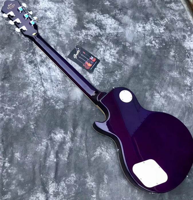 PANGO Music LP Style Electric Guitar with Flamed Maple Top (YMZ-231)