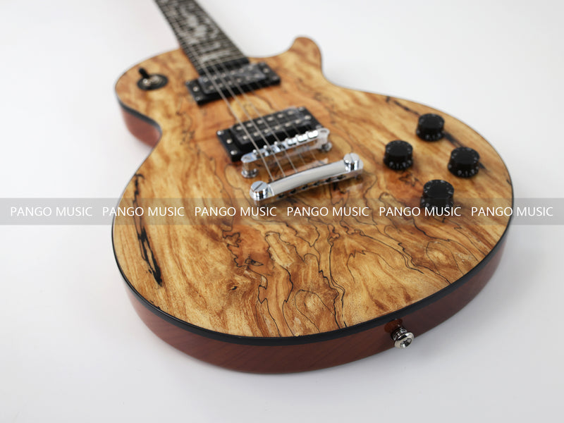 PANGO Music New LP Design Electric Guitar with Spalted Maple Top (PJX-500)
