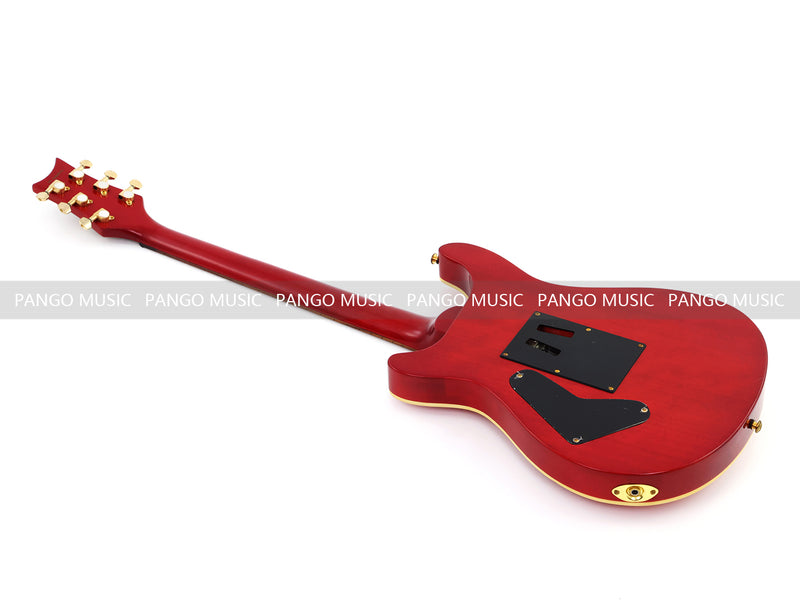 PANGO Music PRS Style Gloss Sunburst Electric Guitar with Flamed Maple Top (APR-178X)