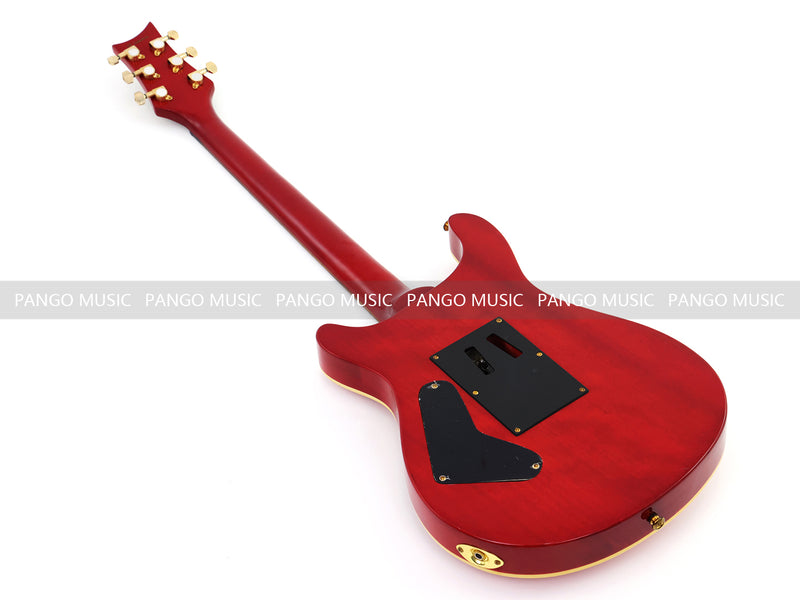 PANGO Music PRS Style Gloss Sunburst Electric Guitar with Flamed Maple Top (APR-178X)