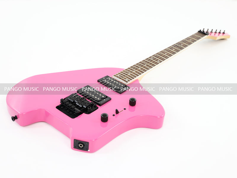 PANGO Music Pink Body Electric Guitar (ZQN-563, No Logo)