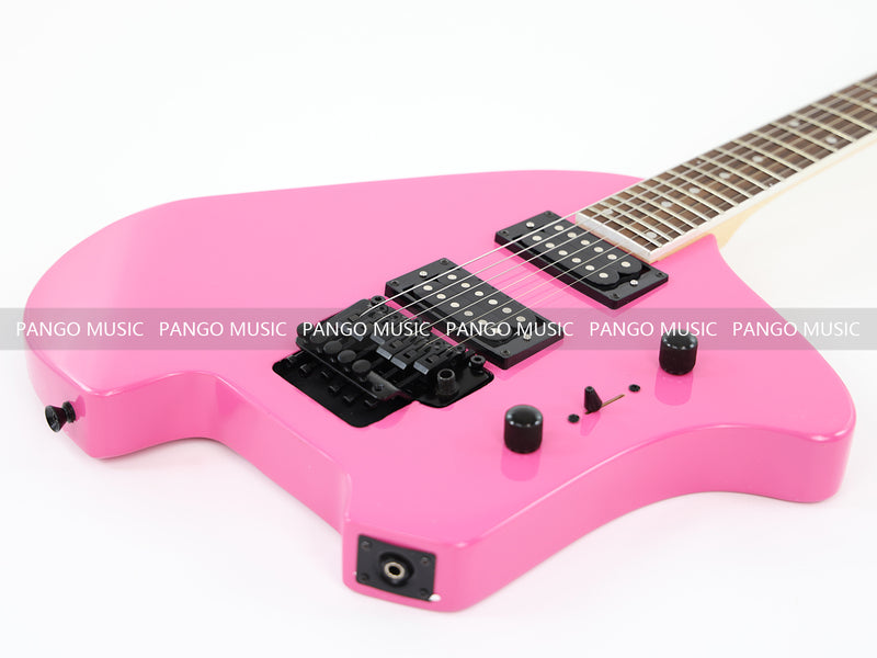 PANGO Music Pink Body Electric Guitar (ZQN-563, No Logo)