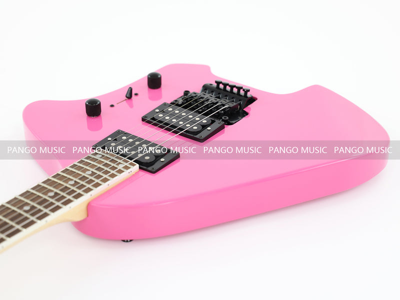 PANGO Music Pink Body Electric Guitar (ZQN-563, No Logo)