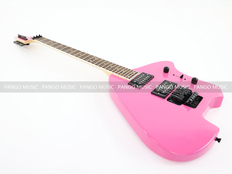 PANGO Music Pink Body Electric Guitar (ZQN-563, No Logo)
