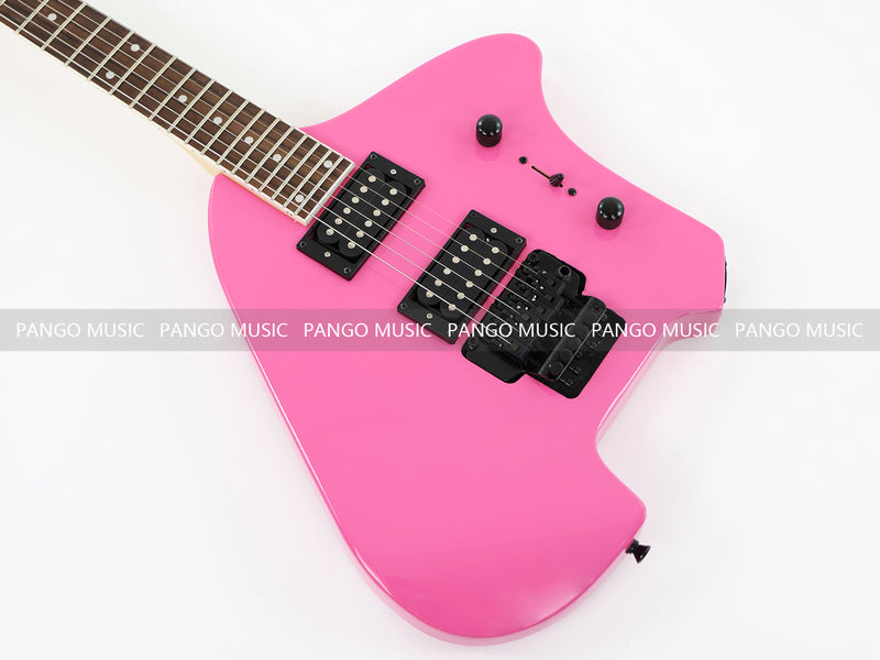 PANGO Music Pink Body Electric Guitar (ZQN-563, No Logo)