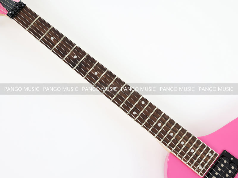 PANGO Music Pink Body Electric Guitar (ZQN-563, No Logo)
