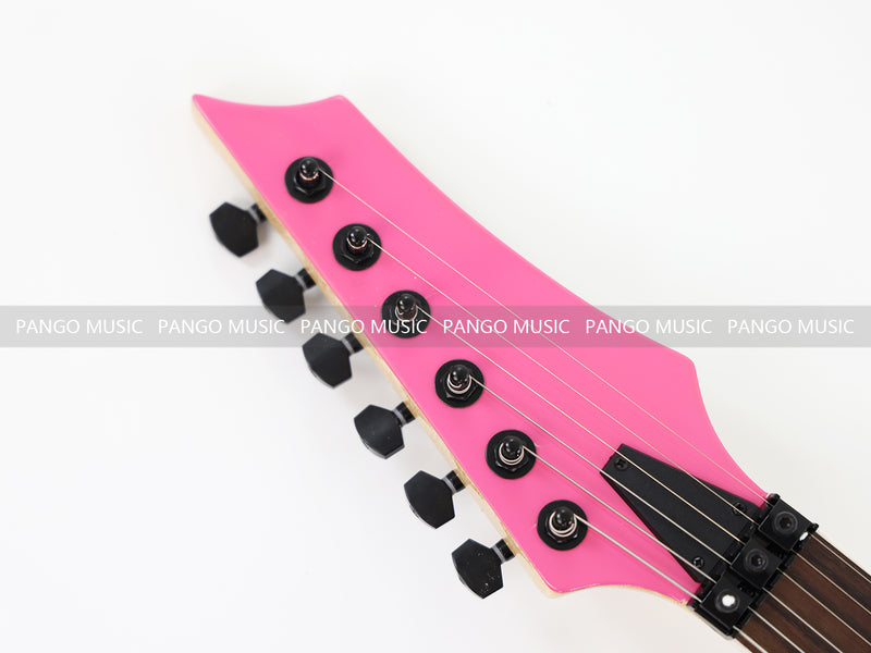 PANGO Music Pink Body Electric Guitar (ZQN-563, No Logo)