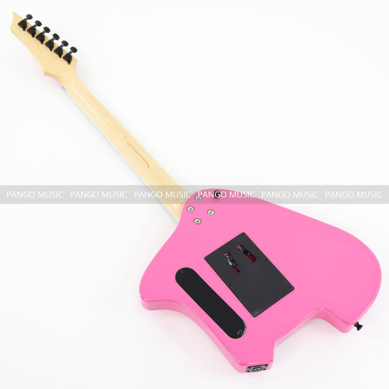PANGO Music Pink Body Electric Guitar (ZQN-563, No Logo)