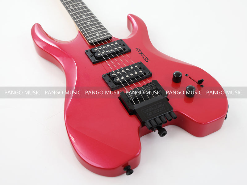 PANGO Music Red Headless Electric Guitar (PMG-003X)