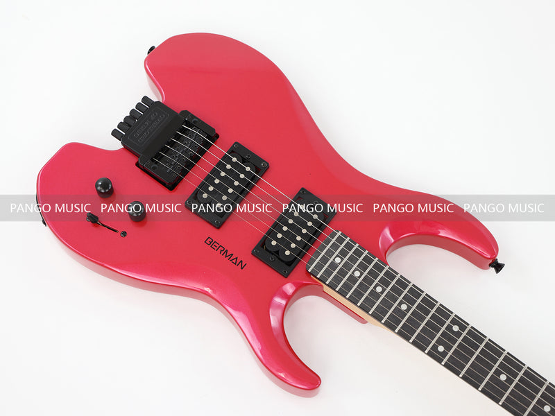 PANGO Music Red Headless Electric Guitar (PMG-003X)