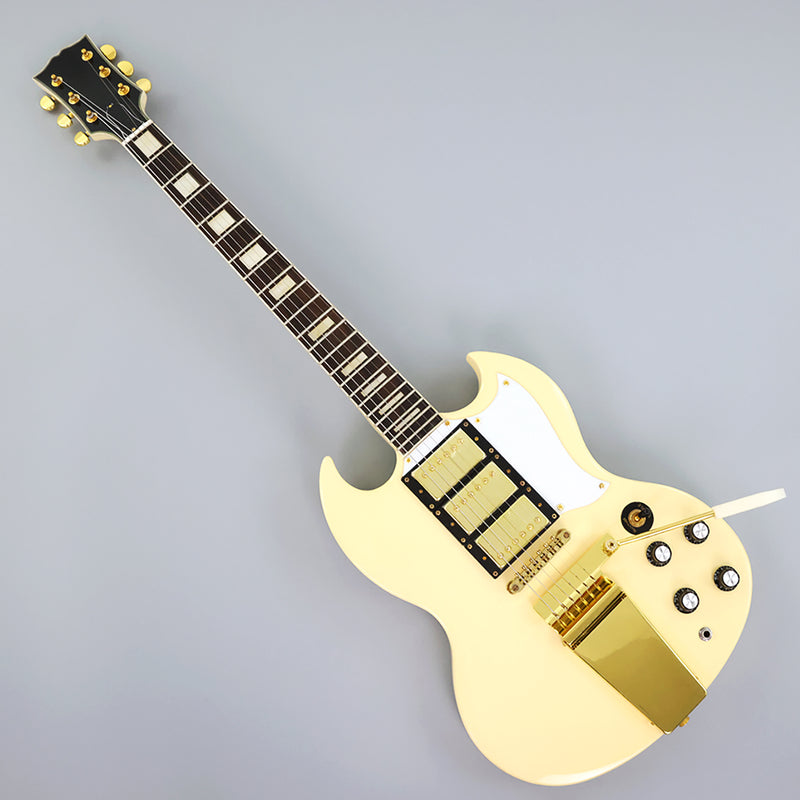 PANGO Music SG Style Classic Cream Electric Guitar (PHY-528)