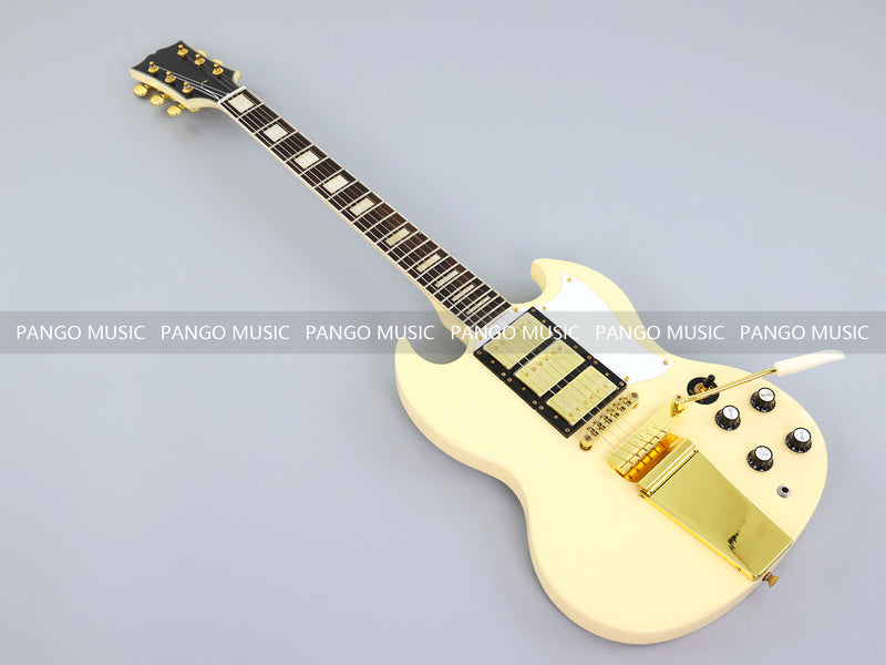 PANGO Music SG Style Classic Cream Electric Guitar (PHY-528)