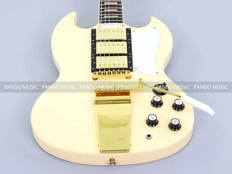 PANGO Music SG Style Classic Cream Electric Guitar (PHY-528)