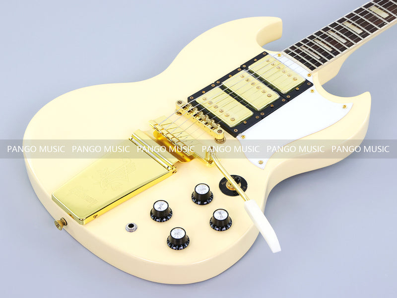 PANGO Music SG Style Classic Cream Electric Guitar (PHY-528)