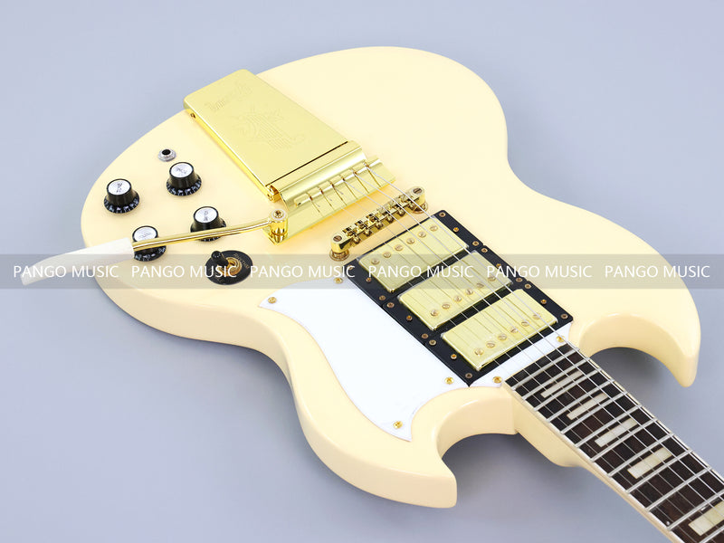 PANGO Music SG Style Classic Cream Electric Guitar (PHY-528)