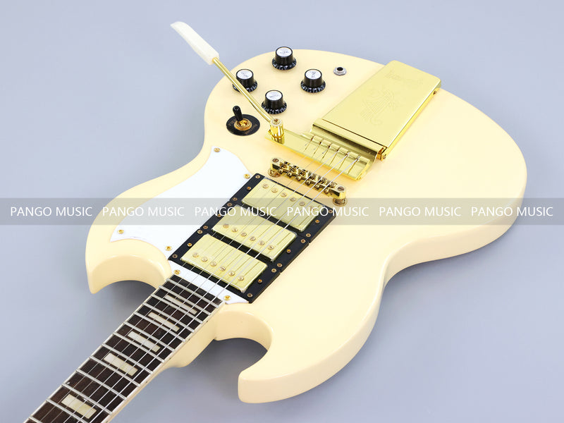 PANGO Music SG Style Classic Cream Electric Guitar (PHY-528)