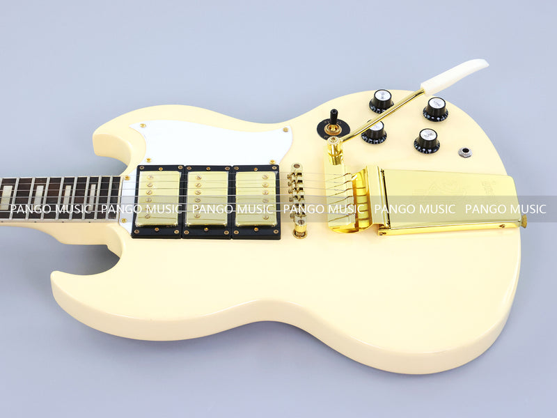 PANGO Music SG Style Classic Cream Electric Guitar (PHY-528)