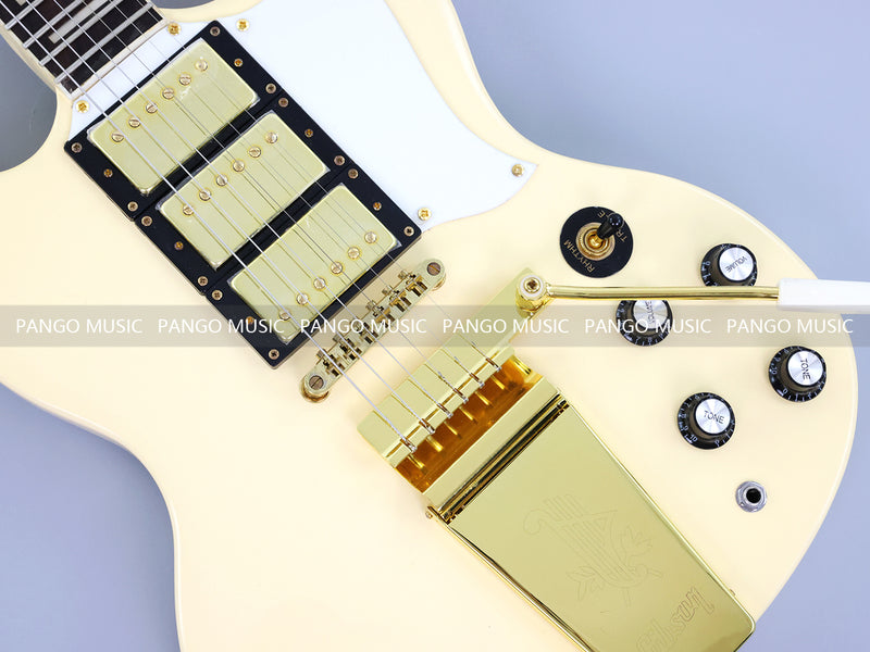 PANGO Music SG Style Classic Cream Electric Guitar (PHY-528)