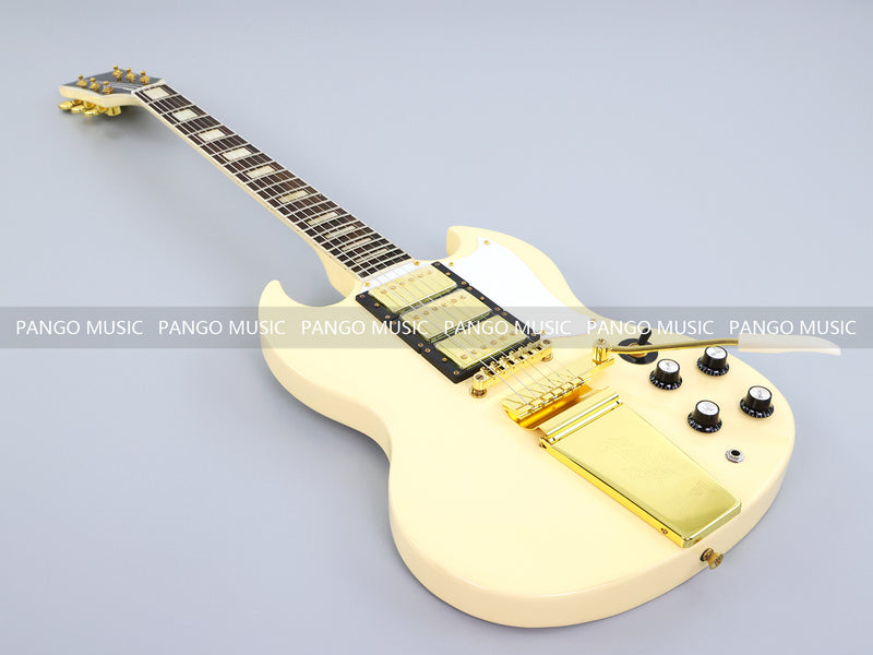 PANGO Music SG Style Classic Cream Electric Guitar (PHY-528)